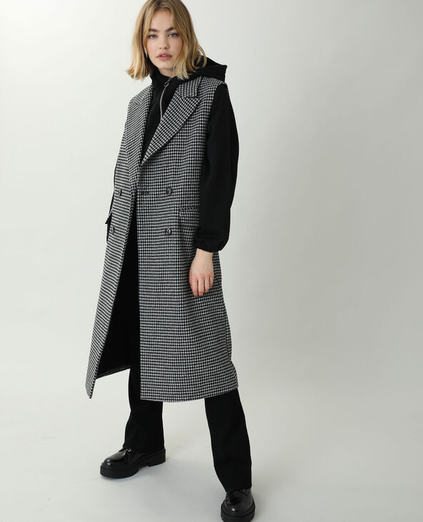 Manteau sans manche noir - Pimkie