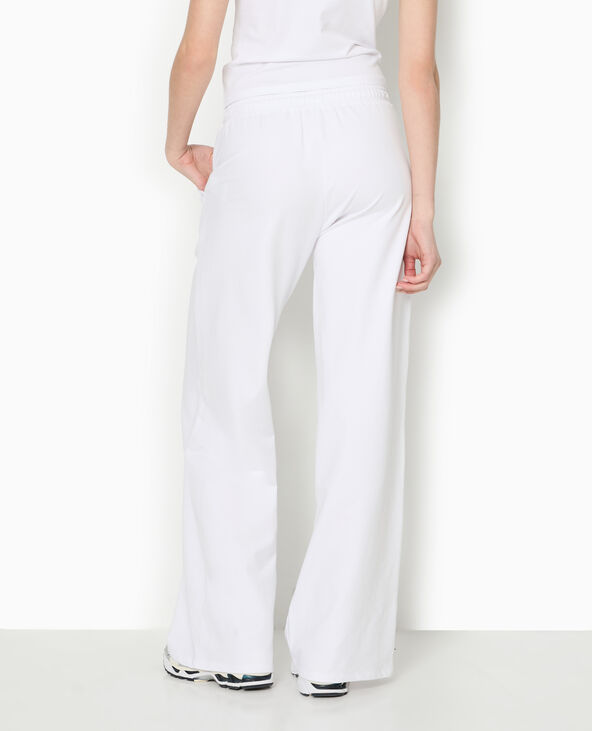 Pantalon molleton droit blanc - Pimkie