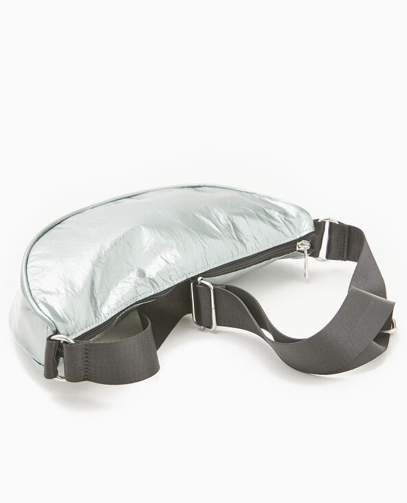 Sac souple en tissu métallisé vert clair - Pimkie
