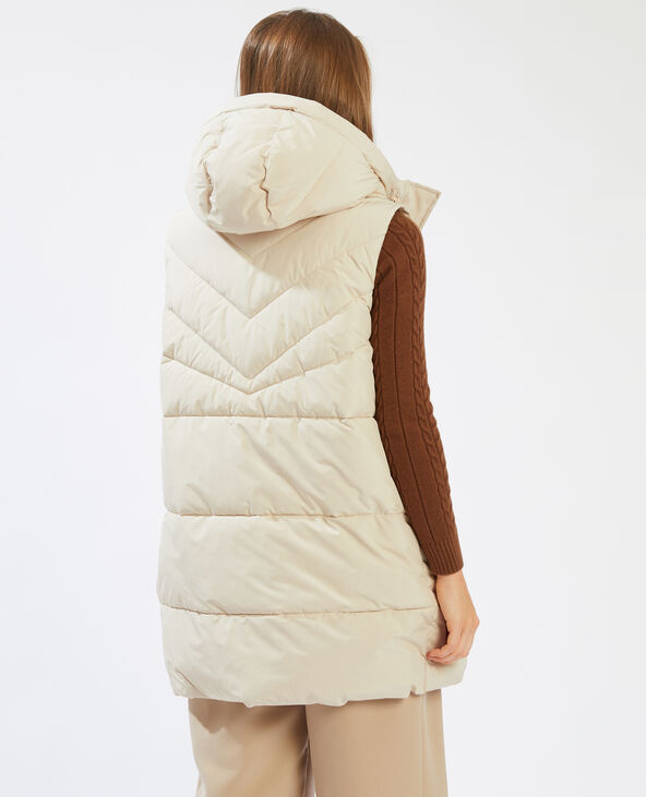 Doudoune matière 100% recyclée beige - Pimkie