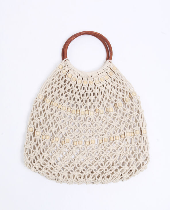 Sac filet à perles rose clair - Pimkie