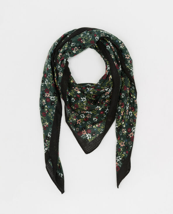 Foulard imprimé vert de gris - Pimkie