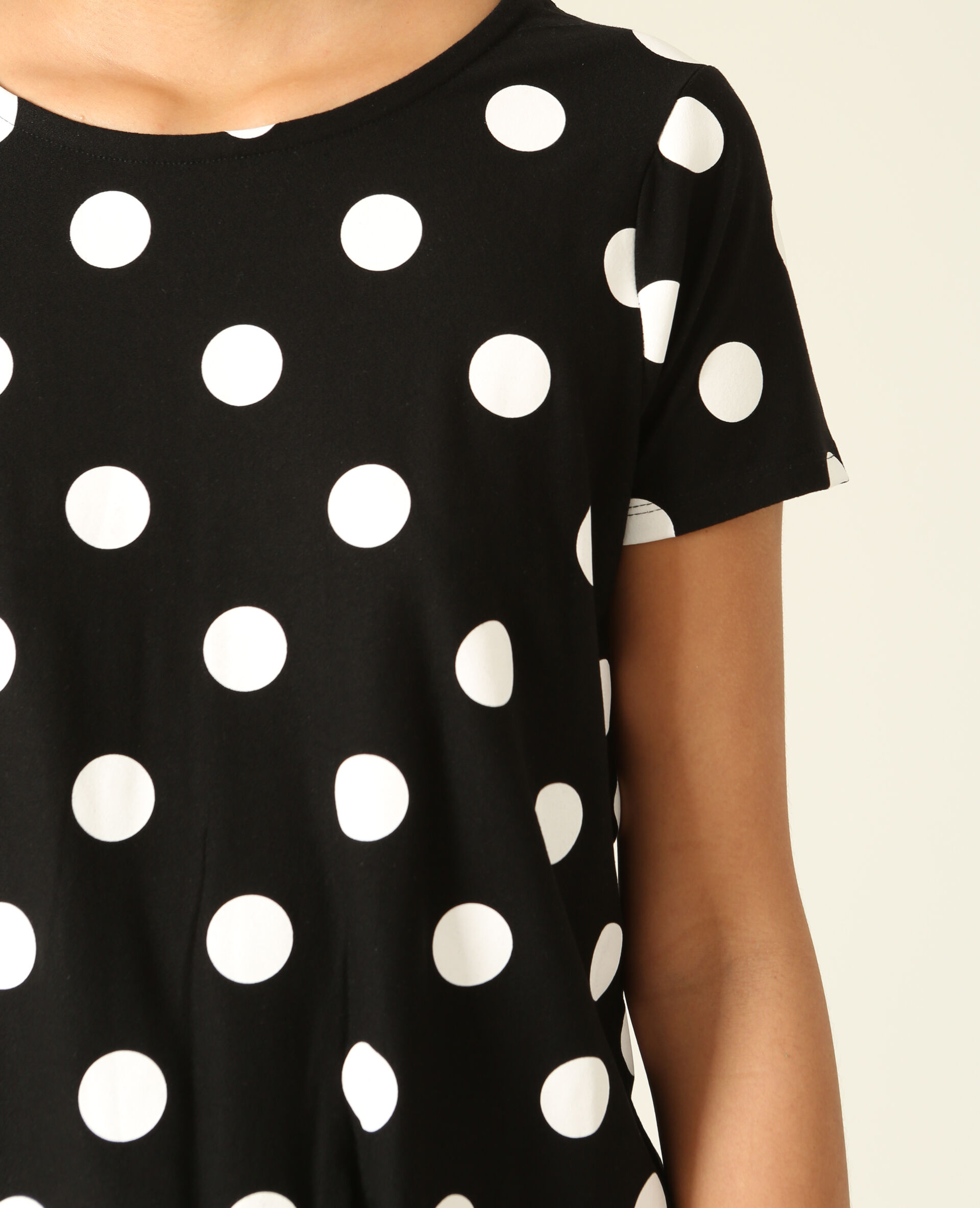 Tee shirt a pois femme store