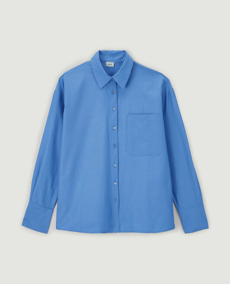 Chemise manches longues bleu - Pimkie