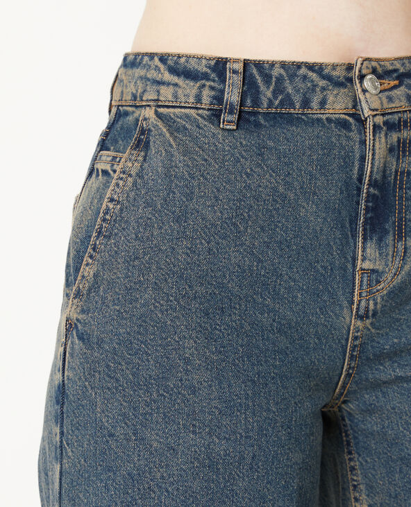 Jean baggy taille regular effet dirty jaune ocre - Pimkie