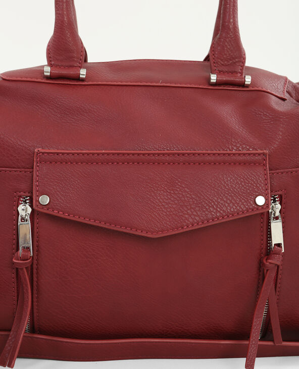 Sac cabas souple bordeaux - Pimkie