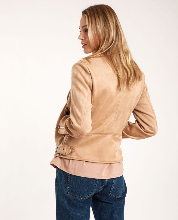 Veste biker beige - Pimkie