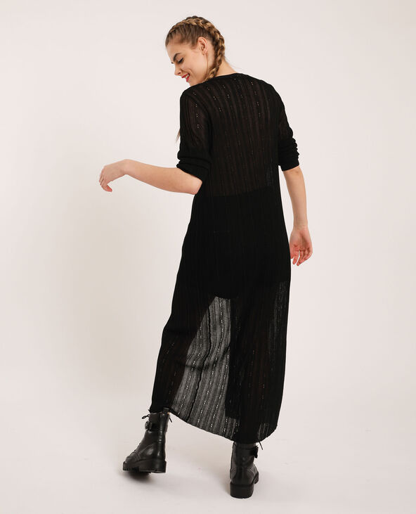 Gilet long noir - Pimkie