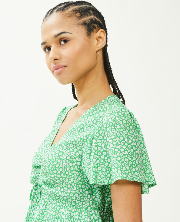 Top en tissu fluide noir - Pimkie