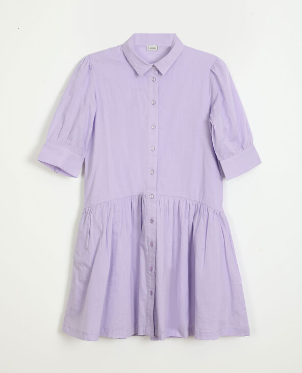 Robe chemise violet - Pimkie