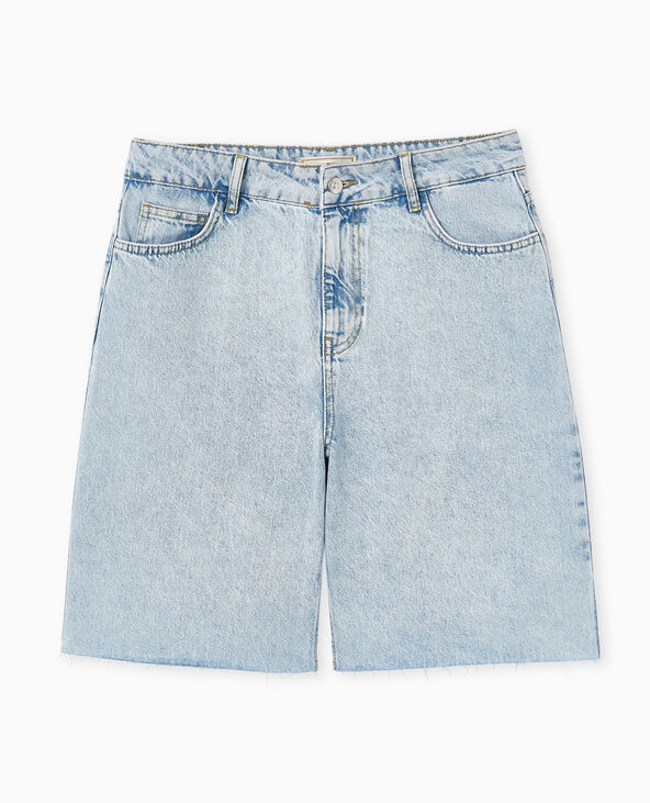 Bermuda loose en jean bleu clair - Pimkie