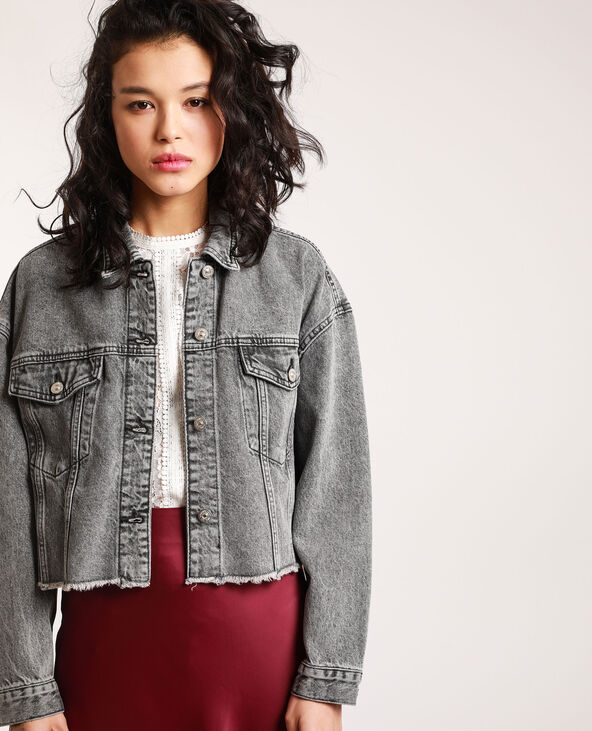 Veste en shop jean courte pimkie