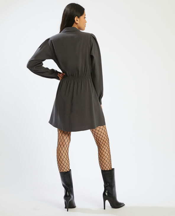 Robe chemise gris foncé - Pimkie