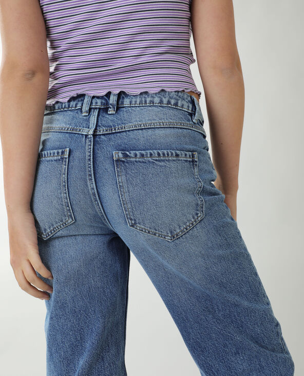 Jean straight high waist bleu - Pimkie