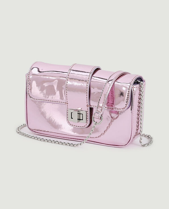Petit sac boxy effet miroir rose clair - Pimkie