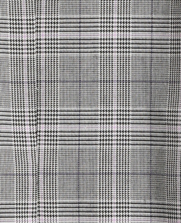 Veste blazer à carreaux noir - Pimkie