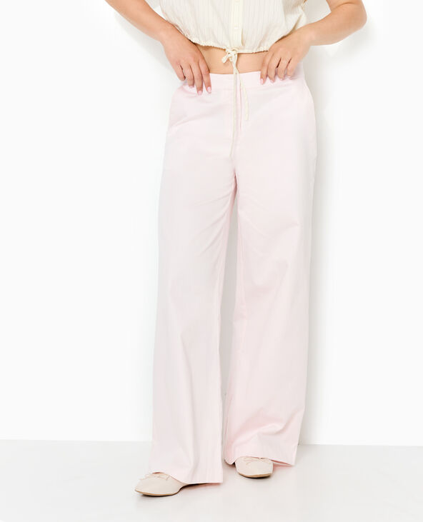 Pantalon droit city taille standard rose clair - Pimkie