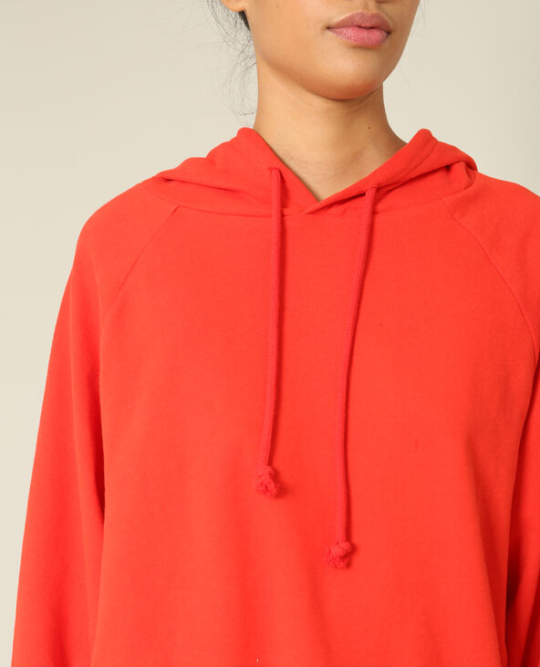 Sweat court rouge - Pimkie