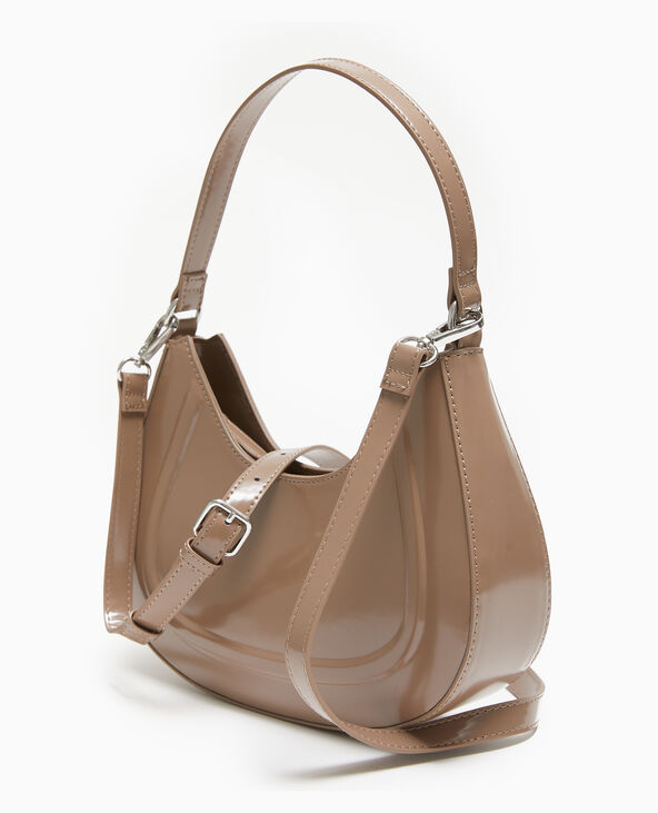 Sac demi-lune beige - Pimkie