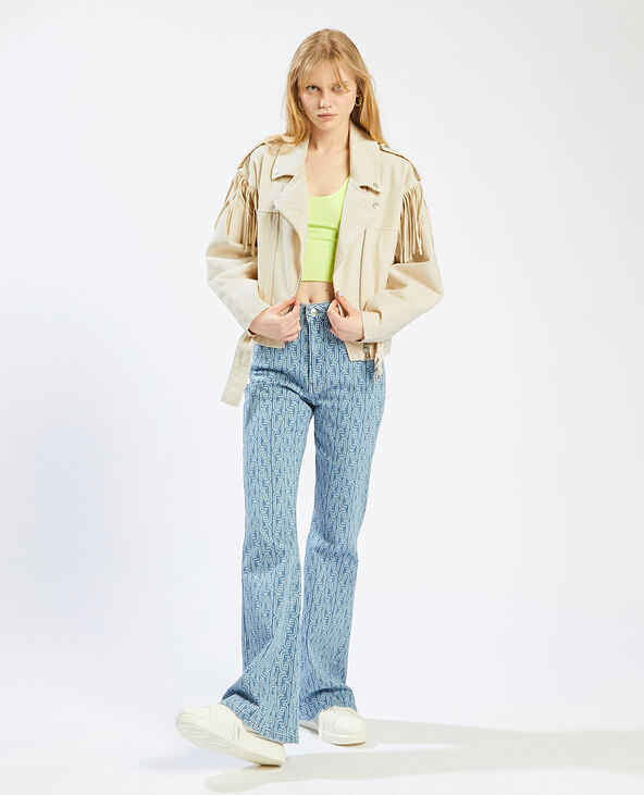 Veste beige pimkie hot sale