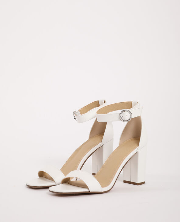 Sandales à talons hauts écru - Pimkie