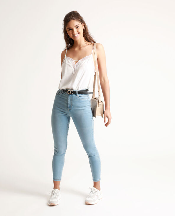 Top à dentelle blanc - Pimkie