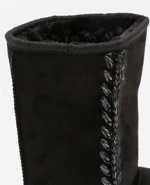 Bottes fourrées noir - Pimkie