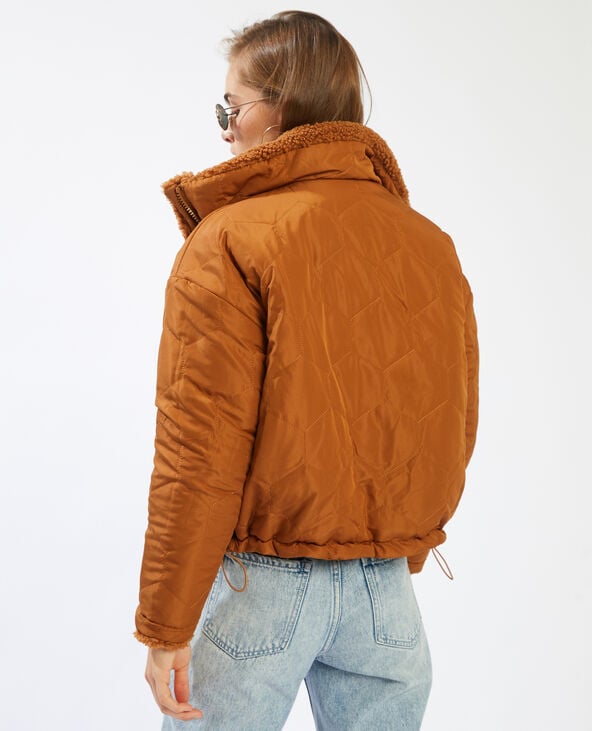 Blouson réversible camel - Pimkie