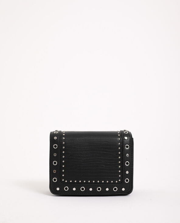 Petit sac clouté noir - Pimkie