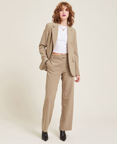 Pantalon de costume droit camel - Pimkie