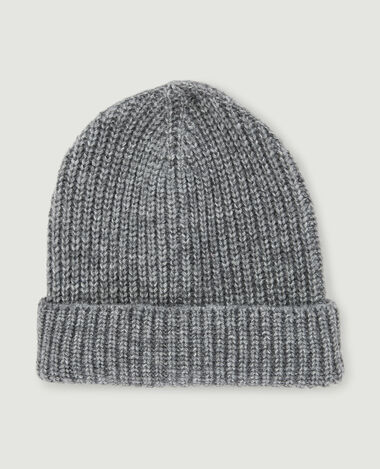 Bonnet avec revers gris - Pimkie