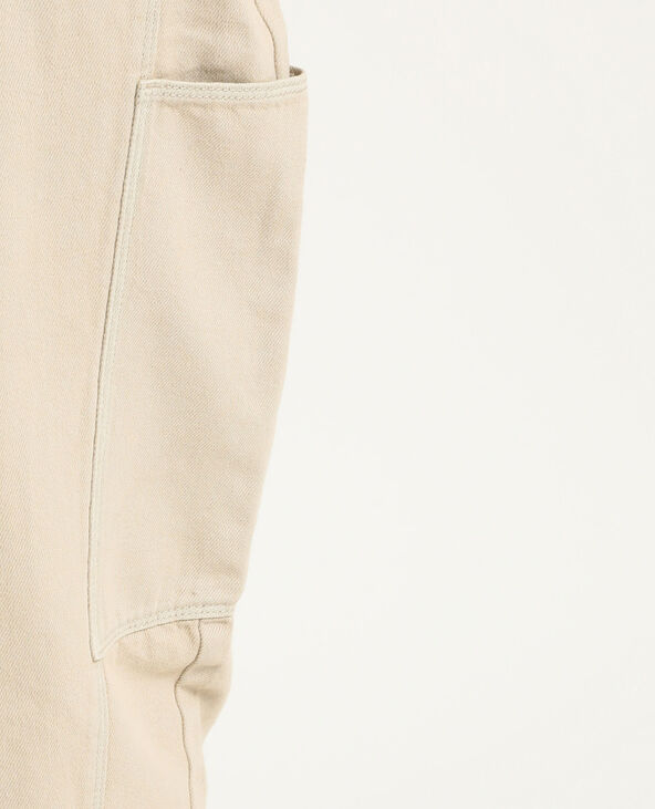 Pantalon slouchy en jean écru - Pimkie