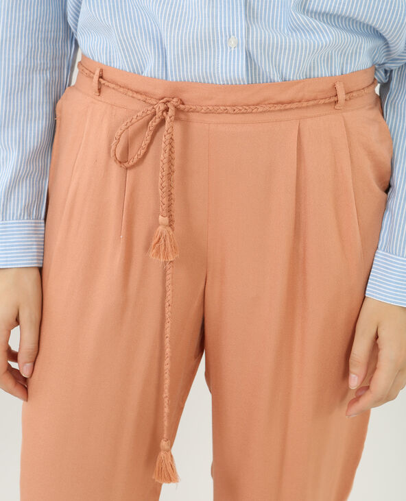 Pantalon fluide vieux rose - Pimkie