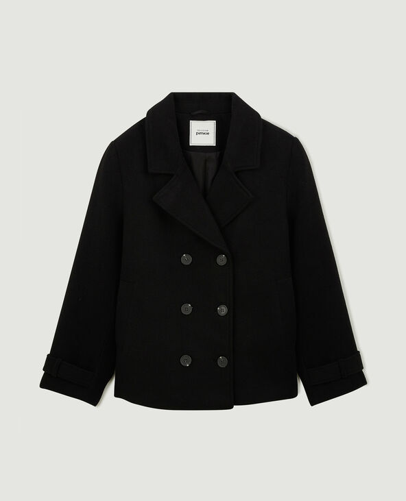 Manteau style caban noir - Pimkie