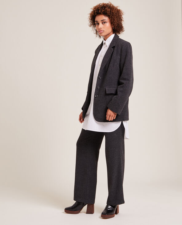 Veste blazer oversize gris - Pimkie