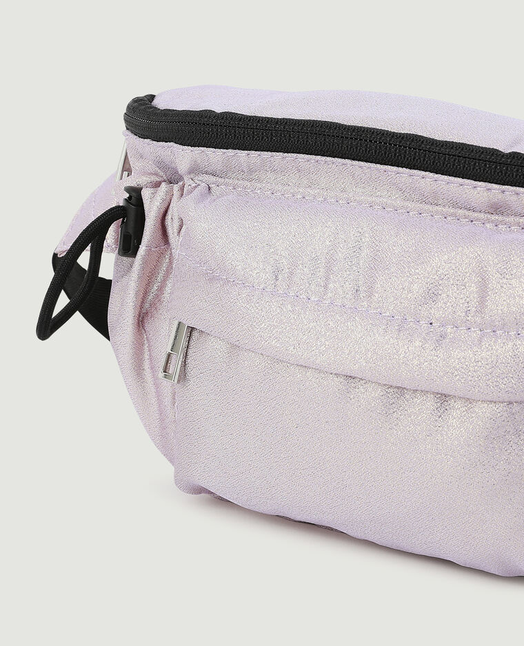 Sac banane multipoche métallisé lilas - Pimkie