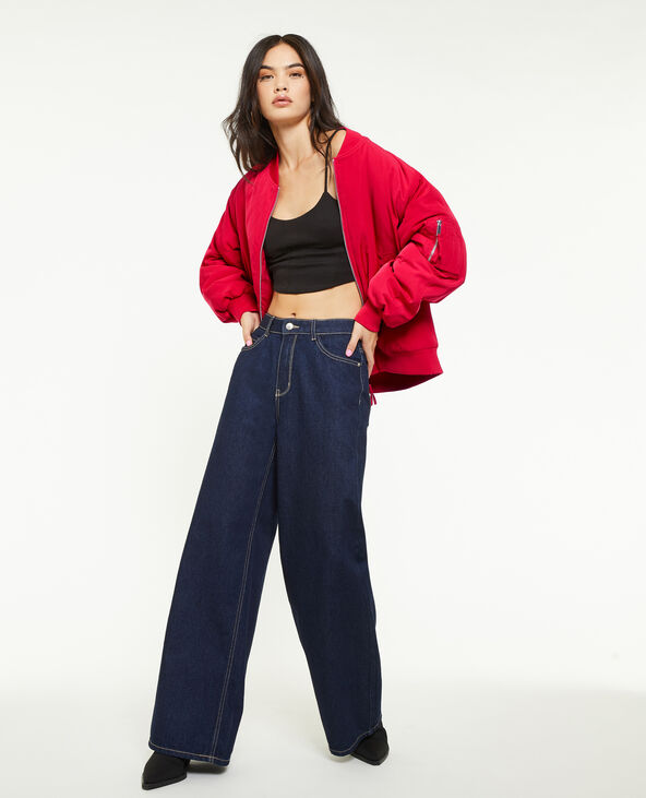Bomber oversize rouge - Pimkie