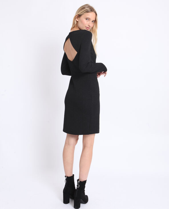Robe à dos ouvert noir - Pimkie