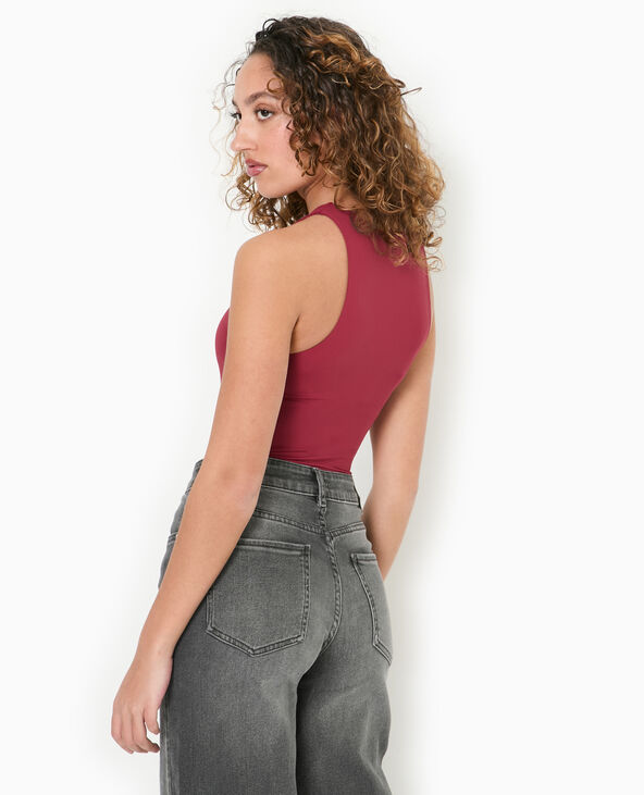 Body sans manches bordeaux - Pimkie