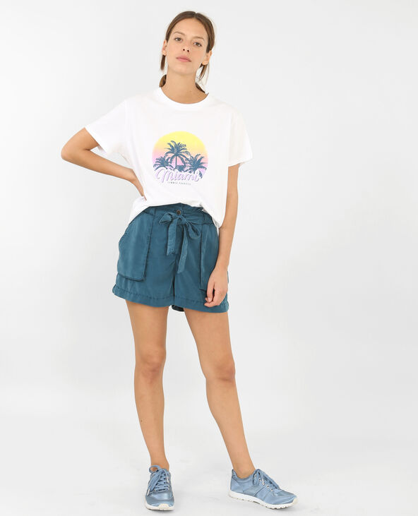 T-shirt Miami blanc - Pimkie