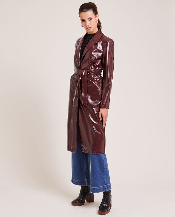 Manteau long vinyl