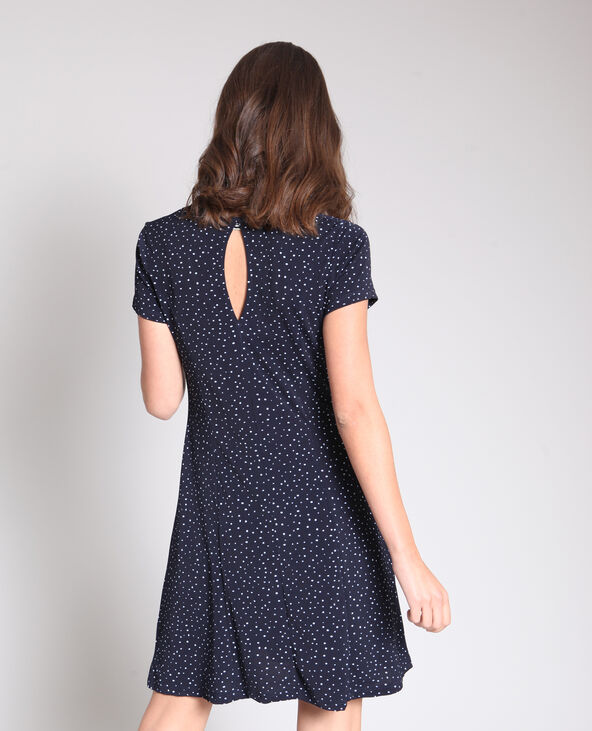 Robe à pois bleu - Pimkie