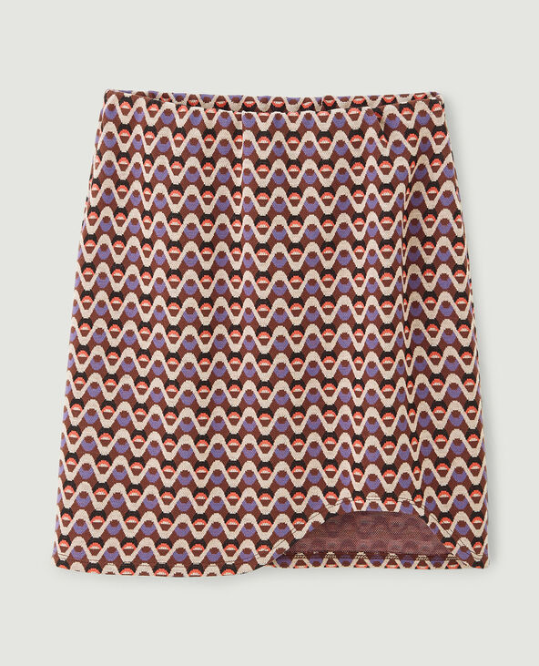 Jupe courte avec ouverture violet - Pimkie