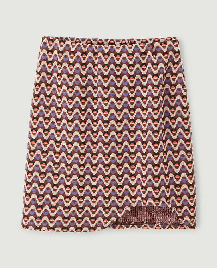 Jupe courte avec ouverture violet - Pimkie