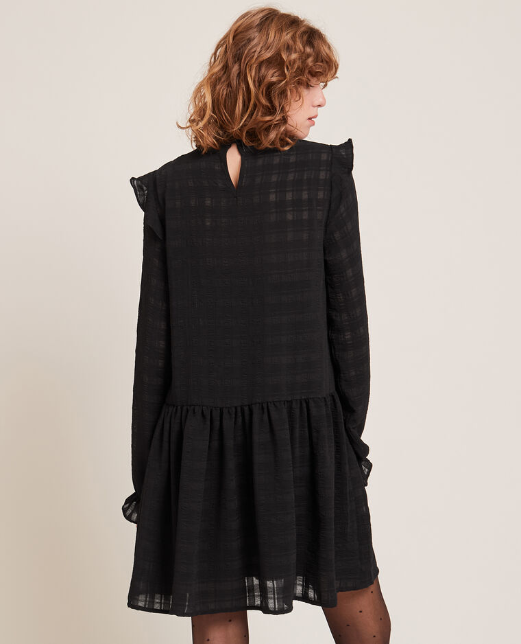 Robe housse détails brodés noir - Pimkie