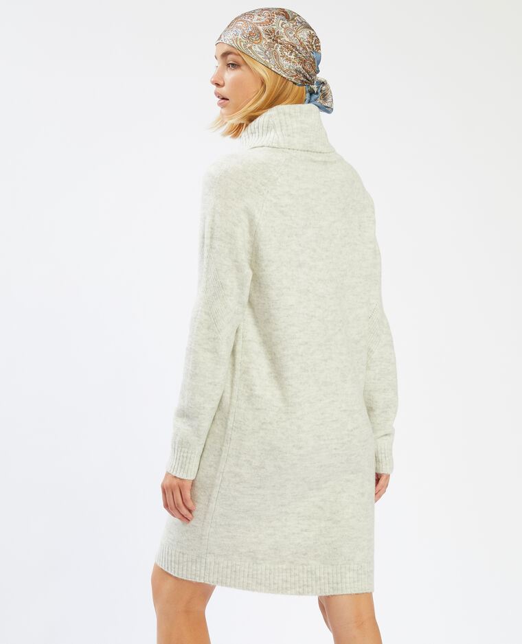 Robe pull col boule gris clair - Pimkie