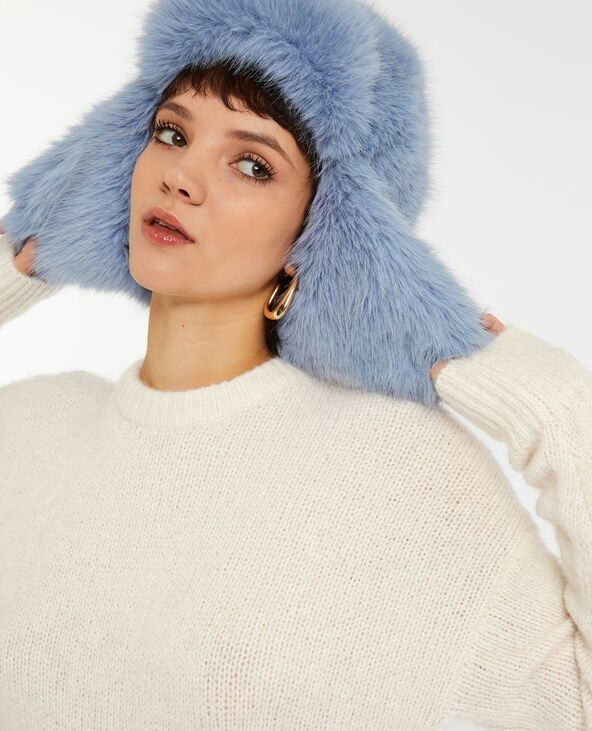 Pull col rond beige - Pimkie