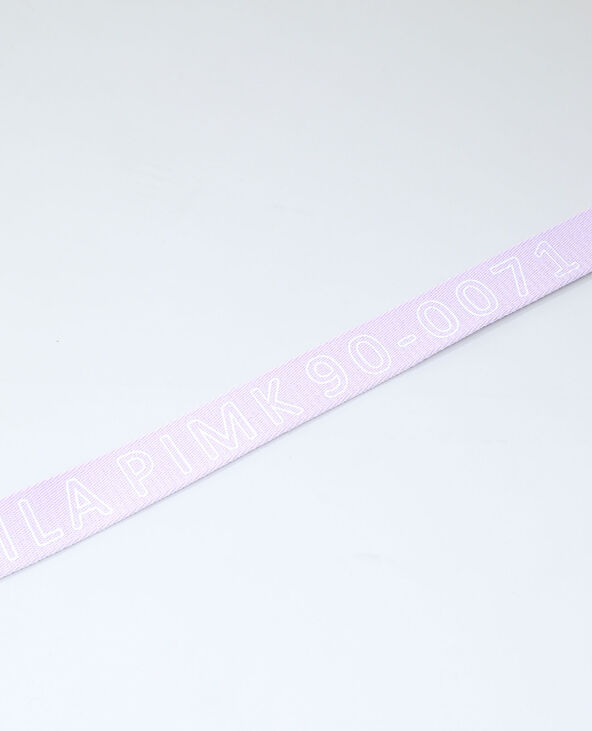 Ceinture coton rose clair - Pimkie