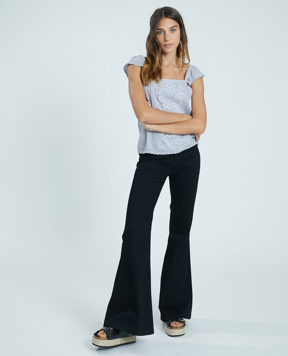 Top guipure gris clair - Pimkie