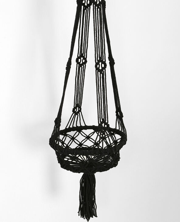 Suspension macramé noir - Pimkie